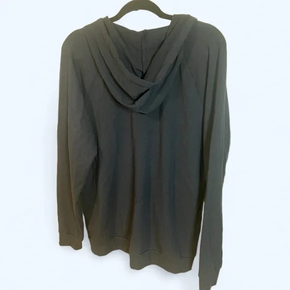 A Navy blue zippered hoodie by Two Blind Brothers in size large - Picture 10 of 10